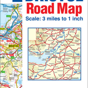 50 Miles Around Bristol A-Z Road Map